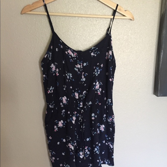 FLORAL PAPAYA ROMPER - Picture 4 of 4